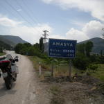 Входа на град Амасия. 