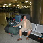 Денка ми още не чекиран на летище Ататюрк в Истамбул.