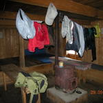 Стаята в лодже в Тананг на 4360 м където спахме.