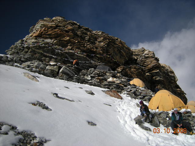 Щурмови лагер на 5800 м.