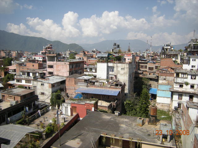 Покривите на Катманду.