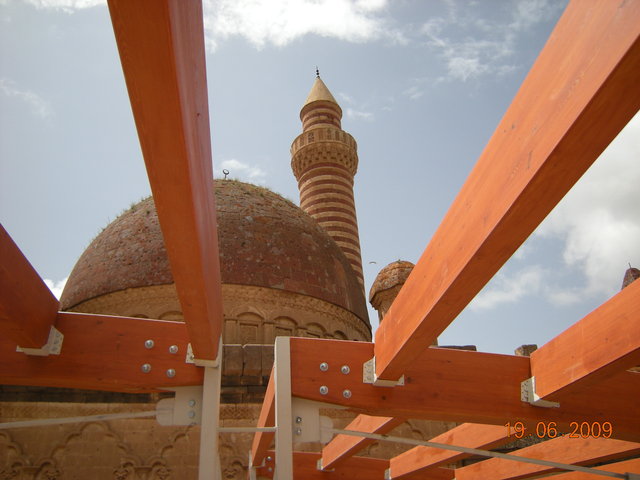 Покривът на джамията.