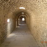 Тунел към залите за дисекции.